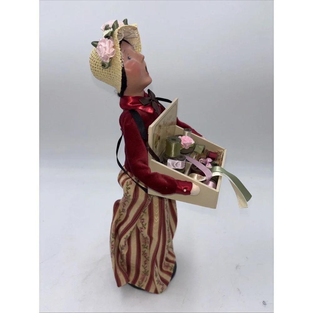 Byers Choice Woman  Macfarlane Lane & Co Fine Hat Trimmings ~ Ribbons & Laces